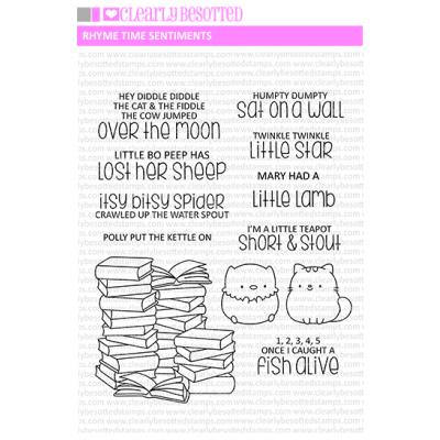 Clearly Besotted Clear Stamps - Rhyme Time Sentiments